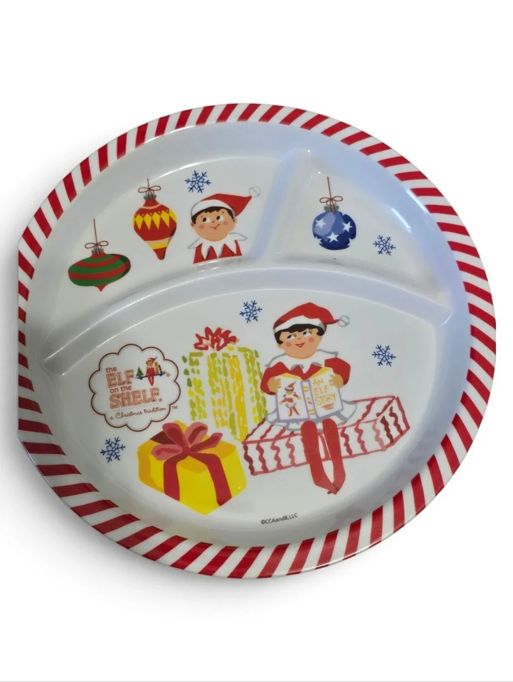 The Elf on the Shelf Hardback Book with Holiday Dinner Plates